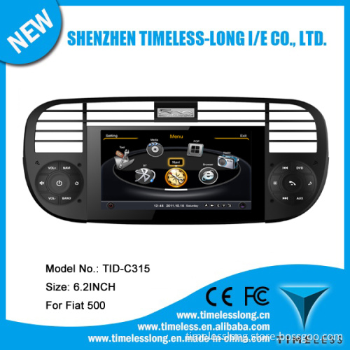 Car DVD for FIAT F500 with Built-in GPS A8 Chipset RDS Bt 3G/WiFi DSP Radio 20 Dics Momery (TID-C315)